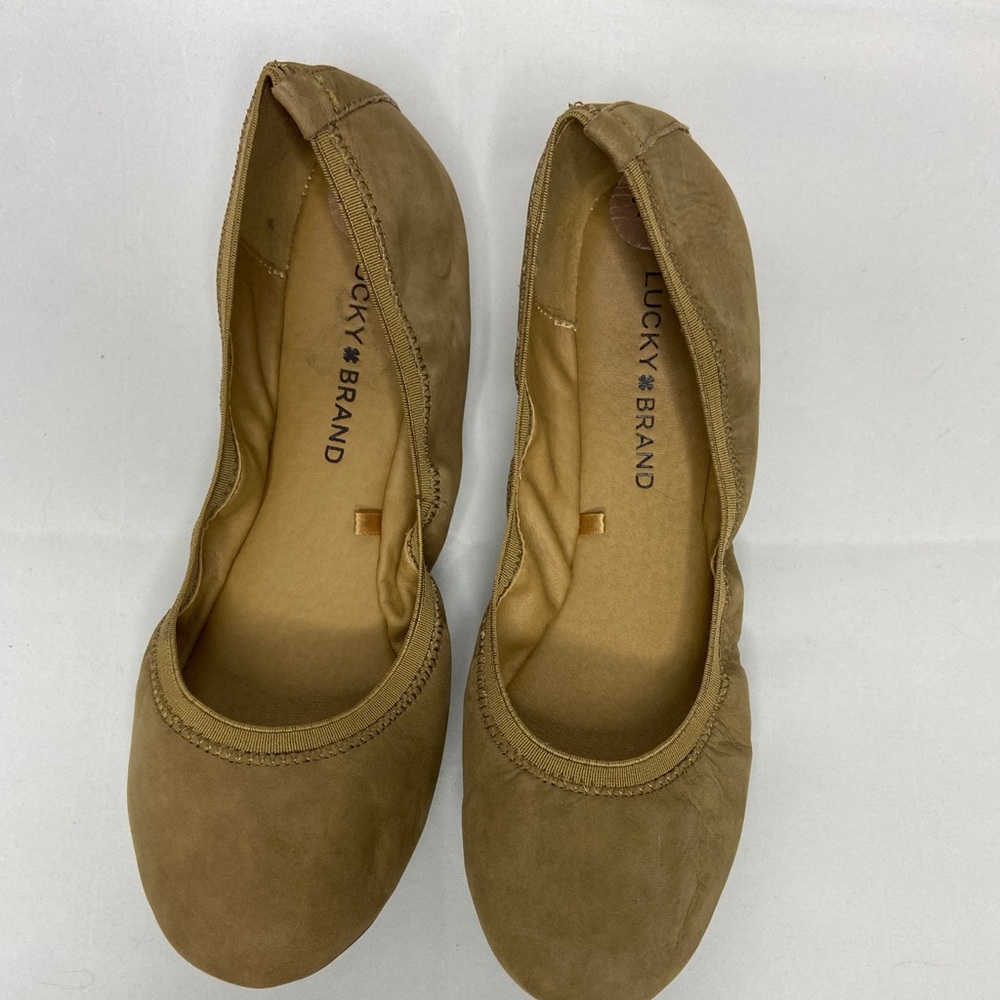 Lucky Brand Foldable Ballet Flats Brown size 7.5